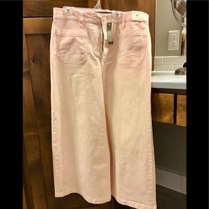 NWT JCrew Point Suhr wide leg capris